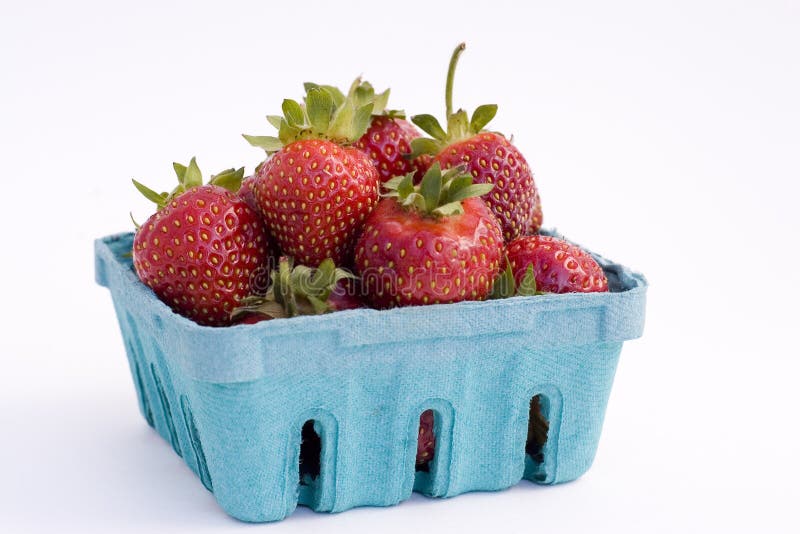 Morangos frescos imagens de stock royalty free