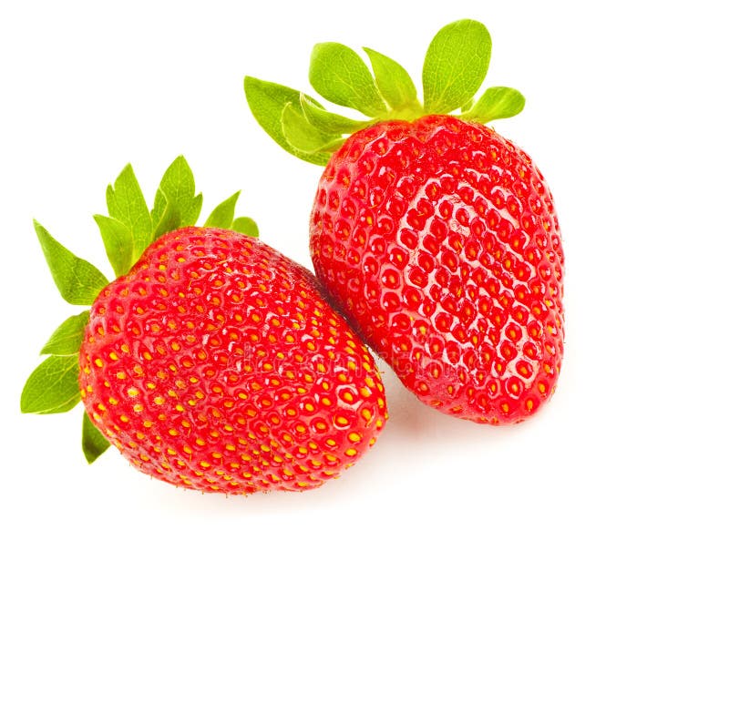 Morangos frescos fotos de stock royalty free