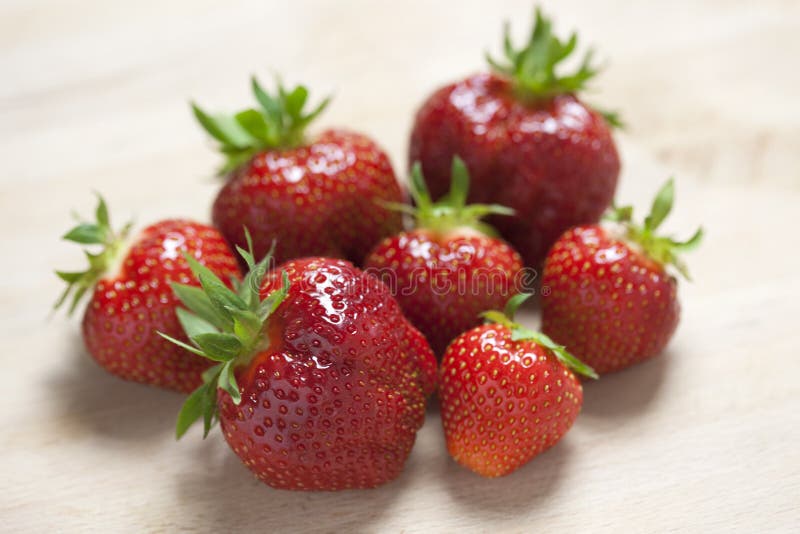 Morangos Frescos foto de stock