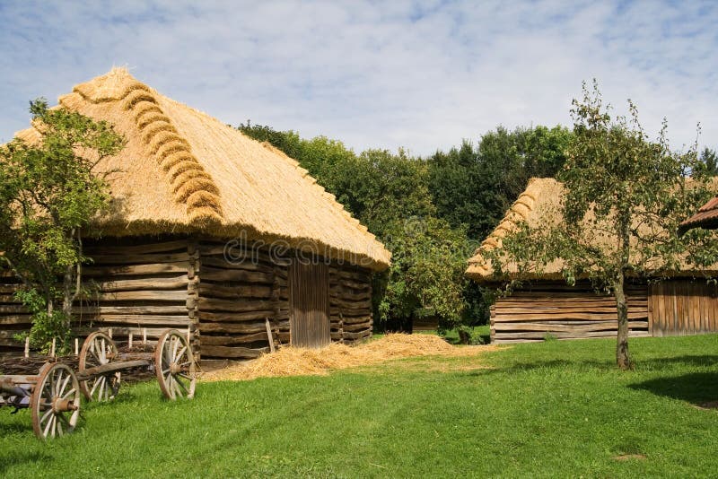 The Moravian village stock image. Image of fence, outdoor 18018815