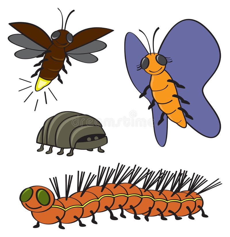 More Cartoon Bugs vector illustration More Cartoon Bugs vector illustration