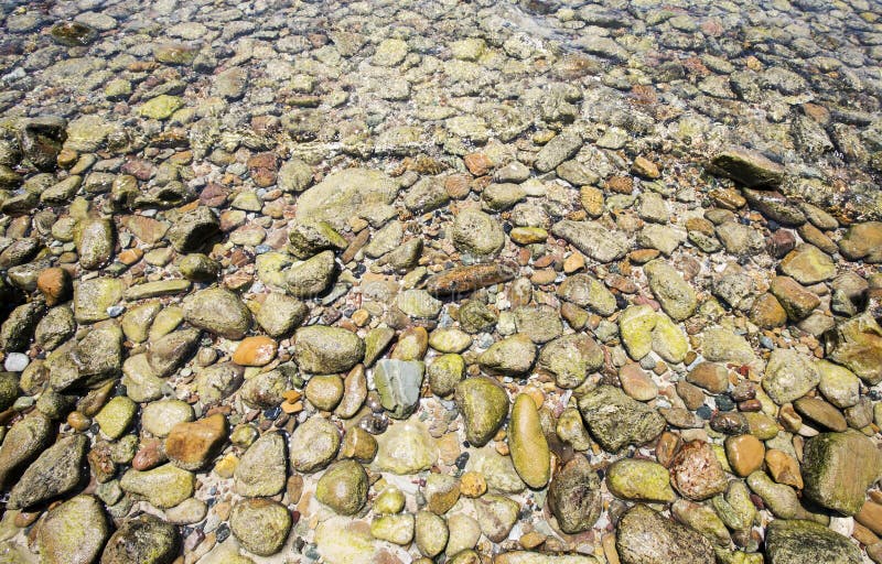 More Small stone and sea royalty free stock photography