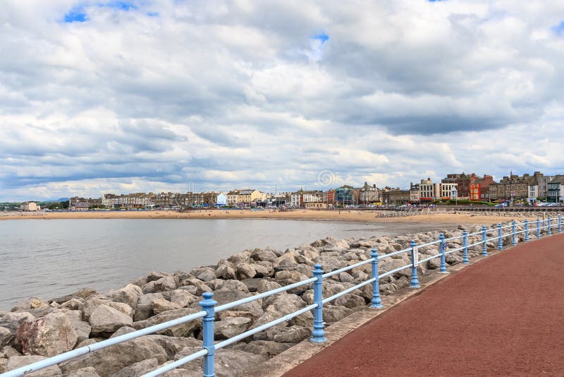 Morecambe Seafront stock image. Image of shoreline, outdoors 109201825