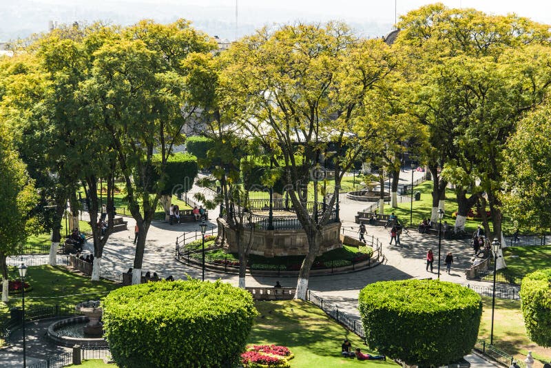 Morelia town square stock image. Image of morelia, plaza 66318817