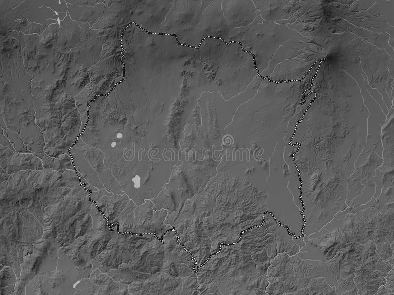 Morelos, Mexico. Grayscale. No Legend Stock Illustration Illustration