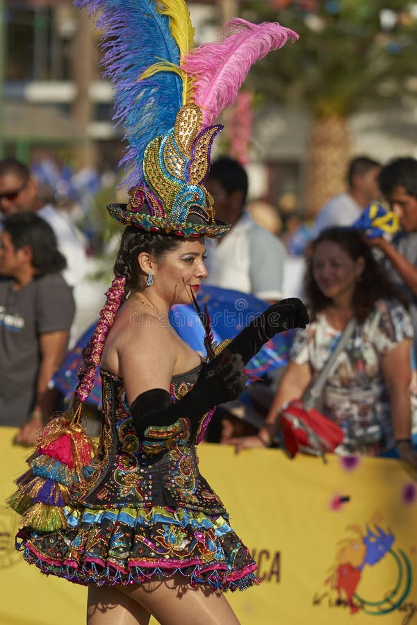 Morenada Dance Group at the Arica Carnival, Chile Editorial Stock Image ...