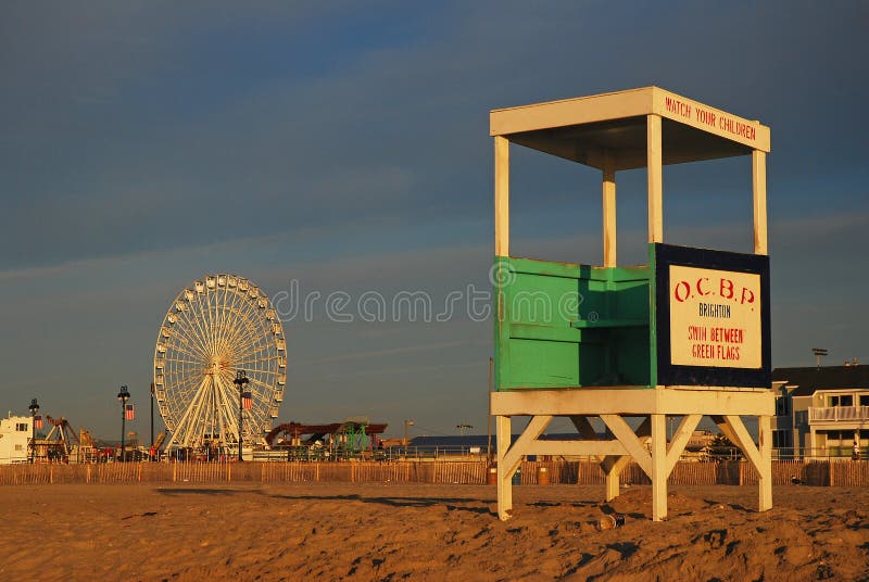 Morgen an der Ozean-Stadt, New-Jersey stockfoto Morgen an der Ozean-Stadt, New-Jersey stockfoto