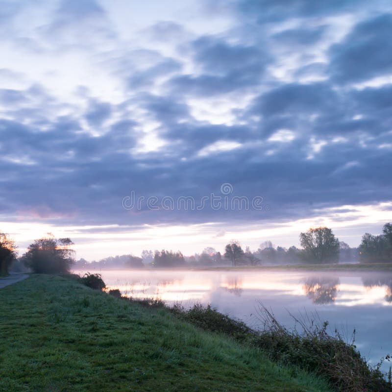 Morgen am Hunte river