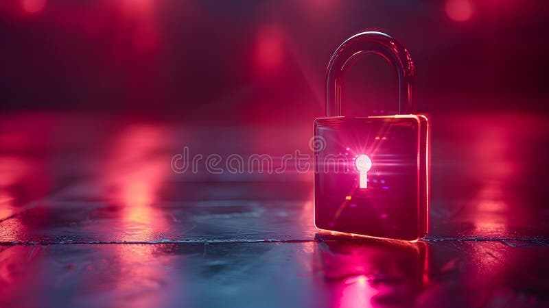 Morgen sicher : Quantensperre in einer Cyberwelt. Konzept Cybersicherheit quantencomputer data lizenzfreie abbildung