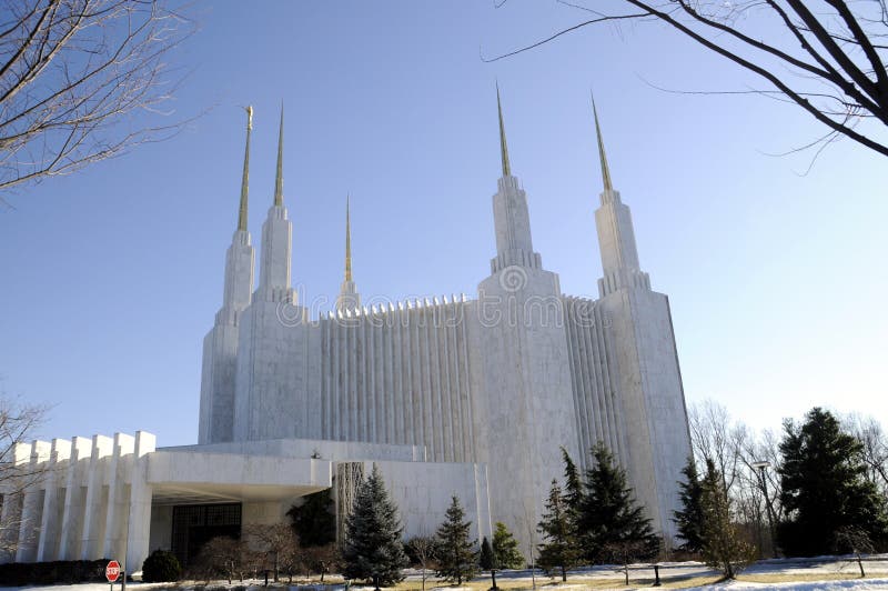 The Mormon Temple in Kensington, Maryland Editorial Photo Image of