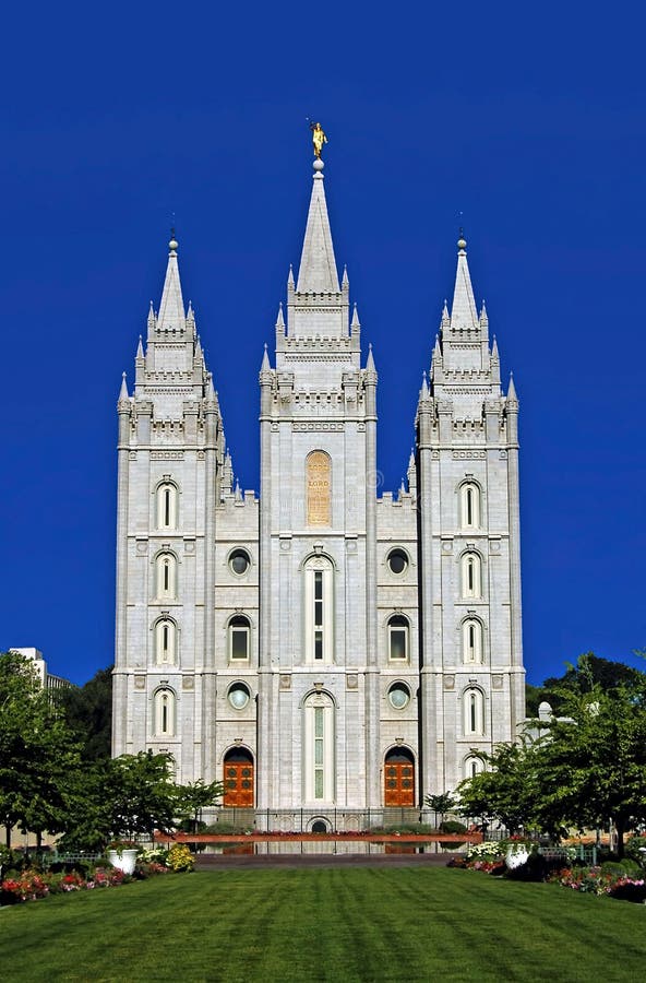 Mormon Temple, Salt Lake City royalty free stock photo Mormon Temple, Salt Lake City royalty free stock photo