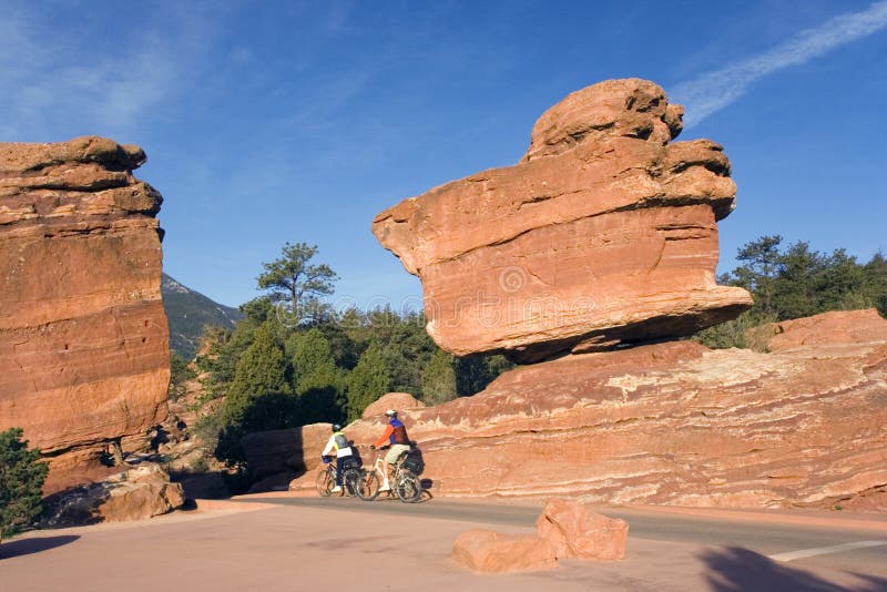 Morning biking in the Colorado