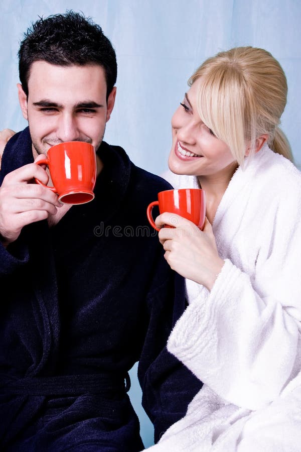 Morning coffee stock image. Image of cheerful, morning 3842979
