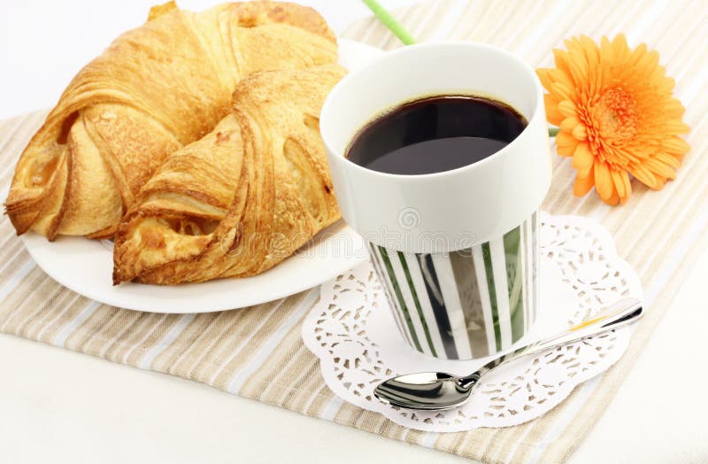 Morning Coffee & Fresh Croissants