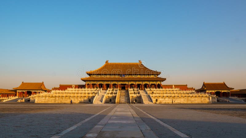 Hall of Supreme Harmony in the Forbidden City, Beijing in the morning