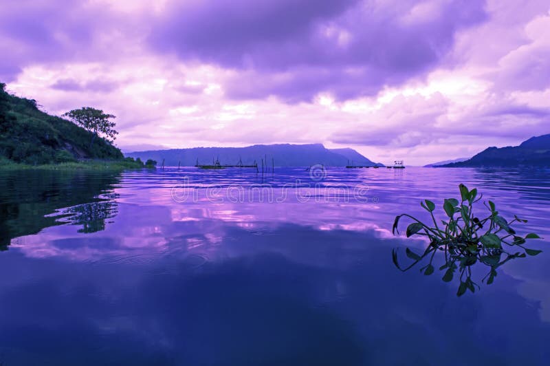 Morning on Lake Toba.