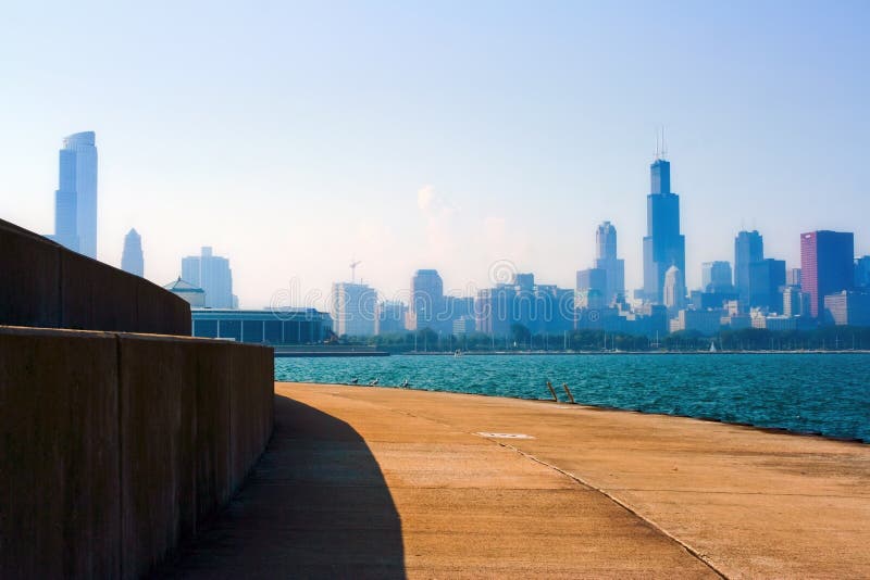 Morning light of Chicago