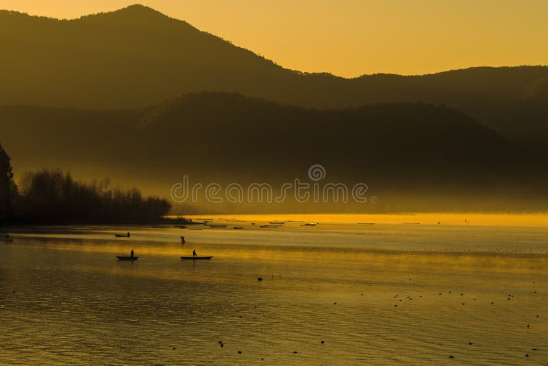 Morning Lights stock photo Morning Lights stock photo