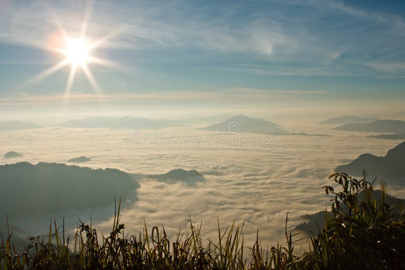 Morning mist in valley