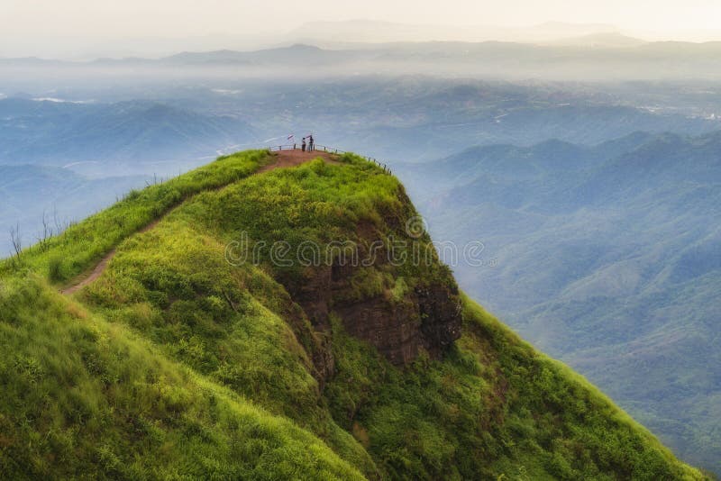 Morning in Nature with Mountains View at Phu Tubberk, Lom Kao District ...