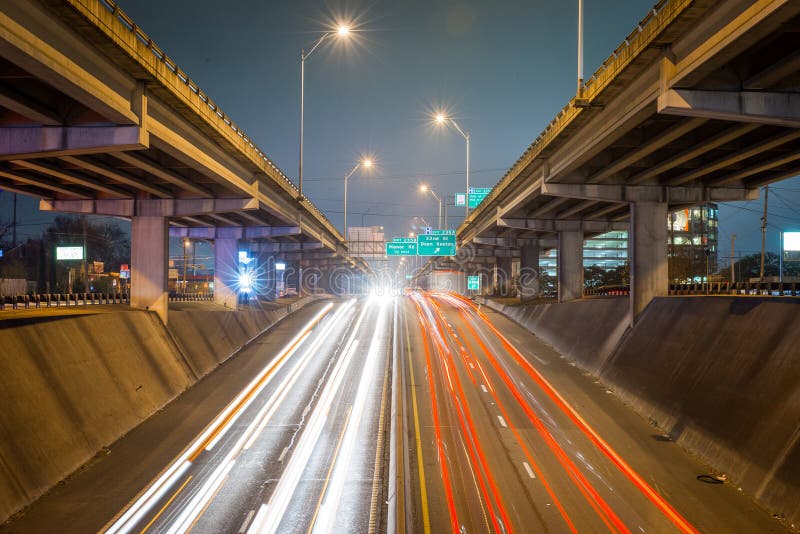This is Morning Rush Hour Traffic in Austin, Texas Stock Image Image