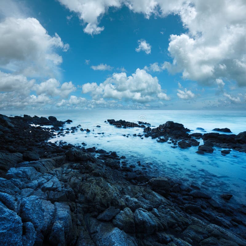 Morning seascape royalty free stock photo Morning seascape royalty free stock photo