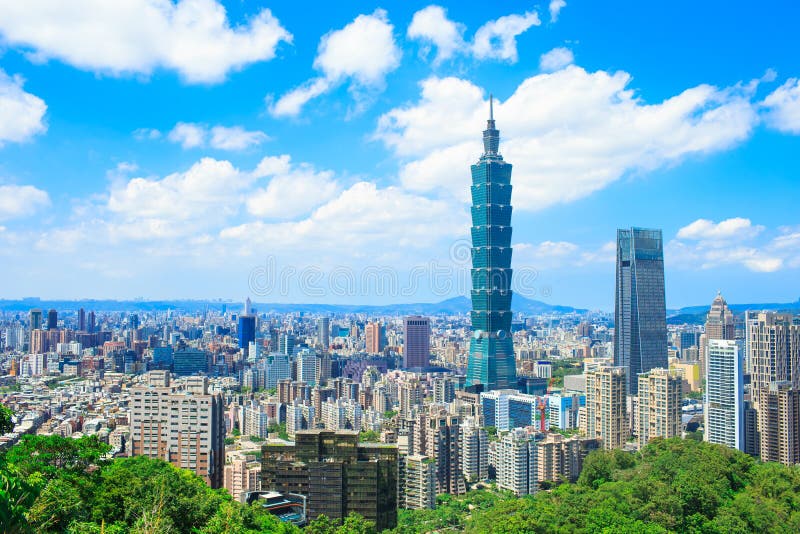 Taipei city panorama