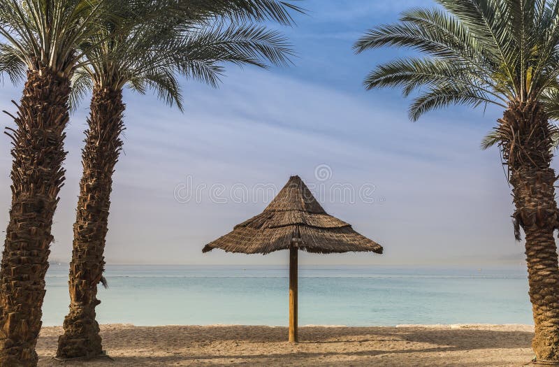 Morning view on the gulf of Aqaba near Eilat