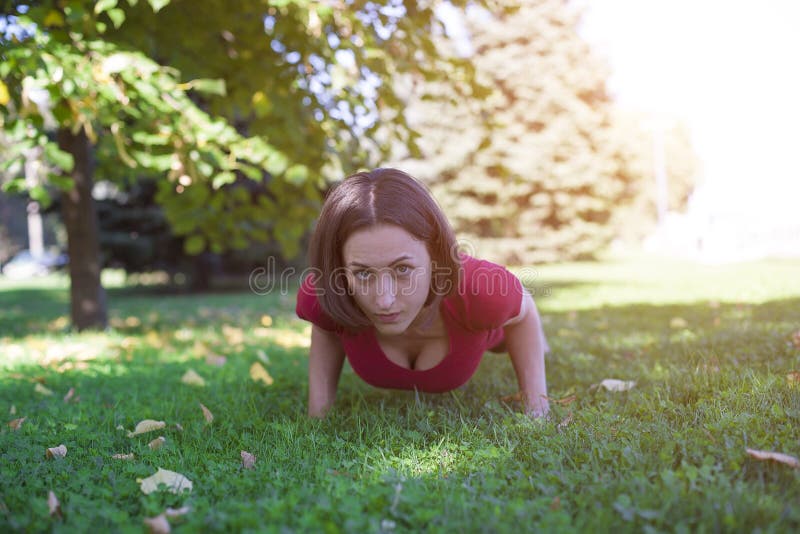 Morning yoga class. stock image. Image of lifting, emotions 59779907