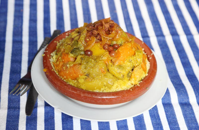 Moroccan Couscous stock image. Image of dish, travel 31512797