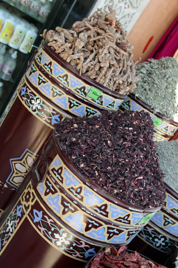 MOROCCAN SPICES stock photo. Image of herbs, bulk, street 82796190