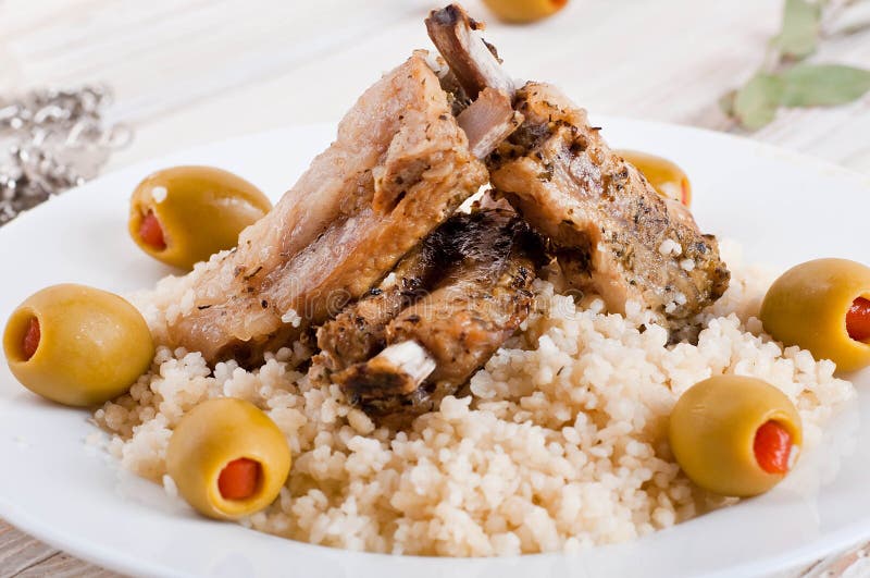 Moroccan Tagine with Lamb Ribs Stock Photo Image of dish, beef 32721694
