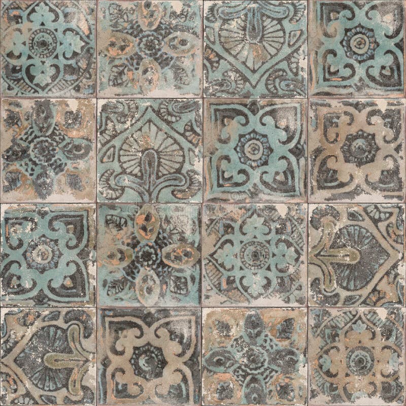 Moroccan pattern decor mosaic traditional tile background