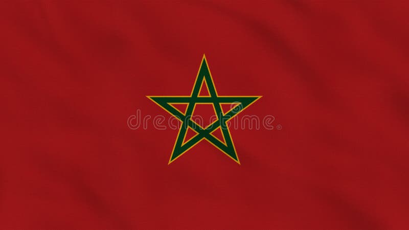 Morocco Crumpled Fabric Flag Intro. Stock Illustration - Illustration of  banner, marocco: 213493499
