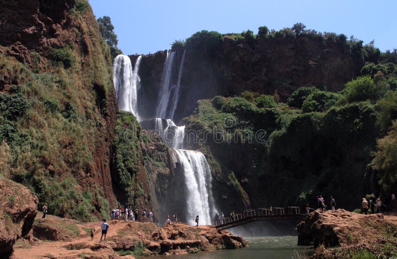 morocco ouzoud waterfall