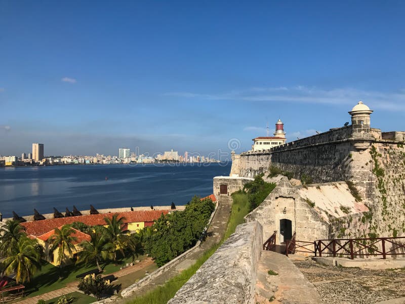 Morrow Castle and Cuban skyline