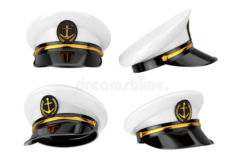Morski oficer, Admiral, statku wojennego kapitanu kapelusz świadczenia 3 d.