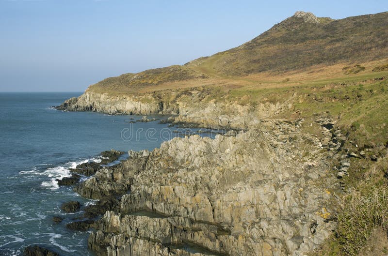 Mort Point, North Devon royalty free stock photography