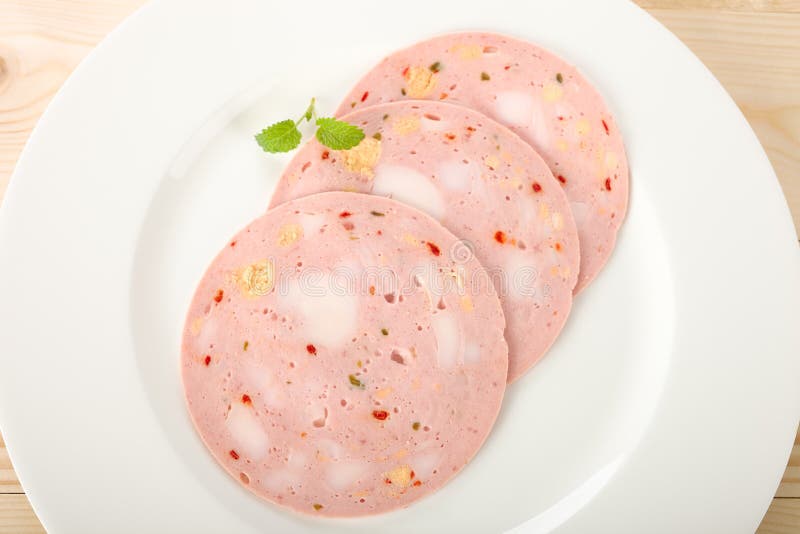 Mortadella stock photo. Image of appetizer, pork, sausage 49952184