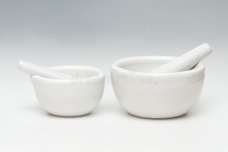 Mortai e pestelli fotografie stock libere da diritti