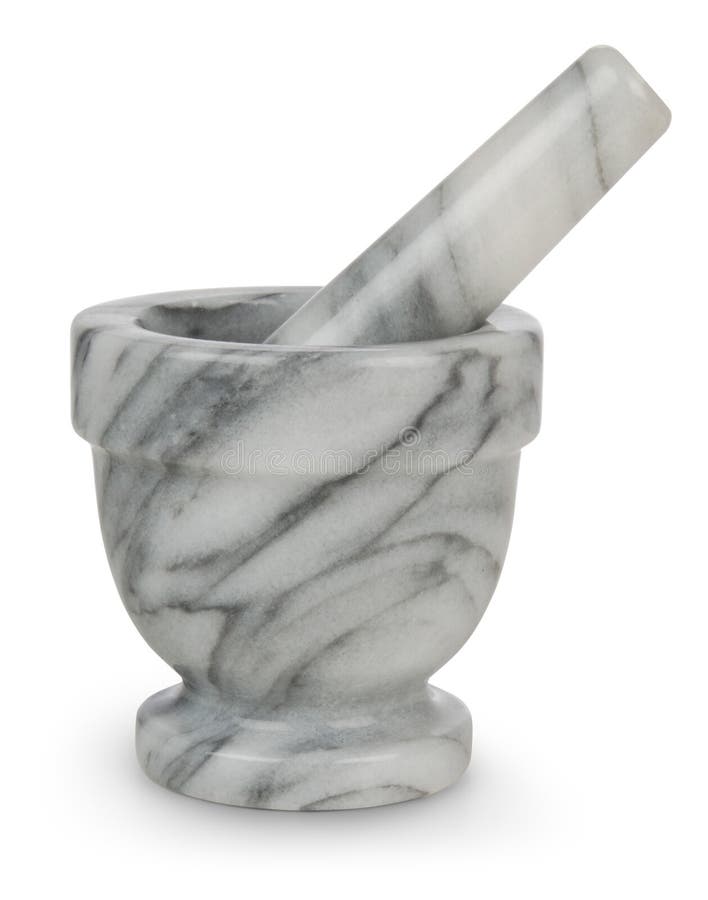 White Porcelain Mortar and Pestle Set Stock Image Image of tool