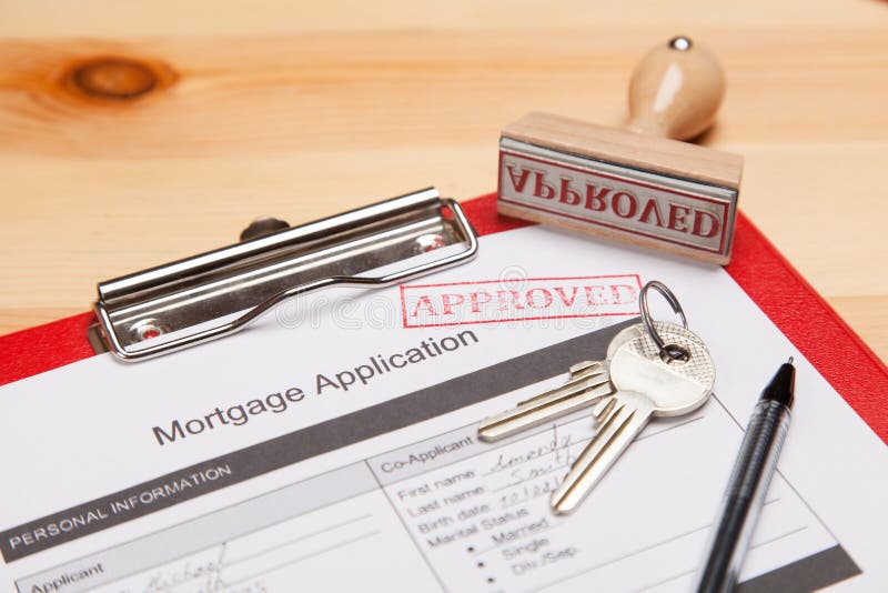 Mortgage application form.