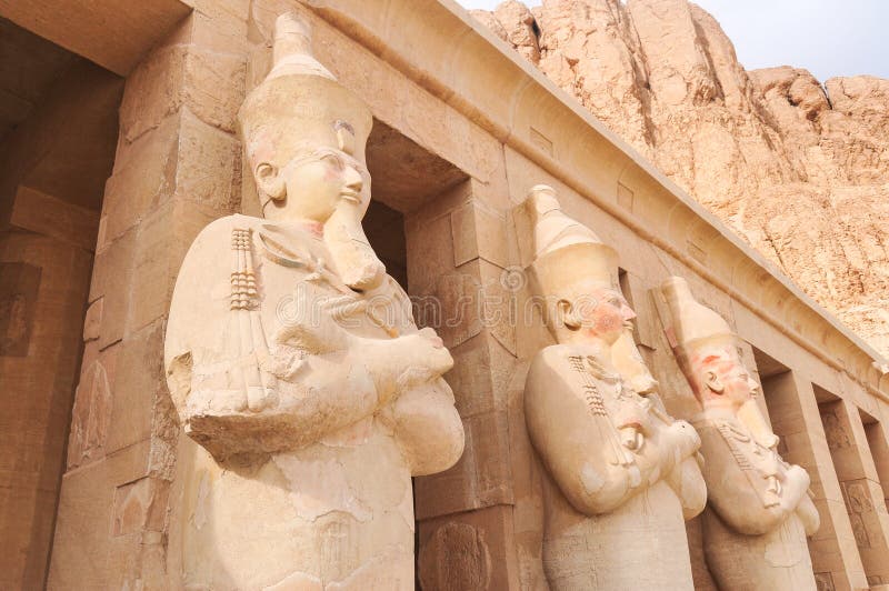 Mortuary Temple of Queen Hatshepsut royalty free stock photography