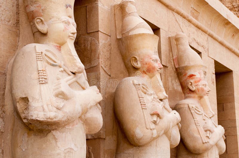 Mortuary Temple of Queen Hatshepsut stock image