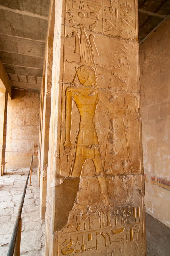 Mortuary Temple of Queen Hatshepsut stock photos