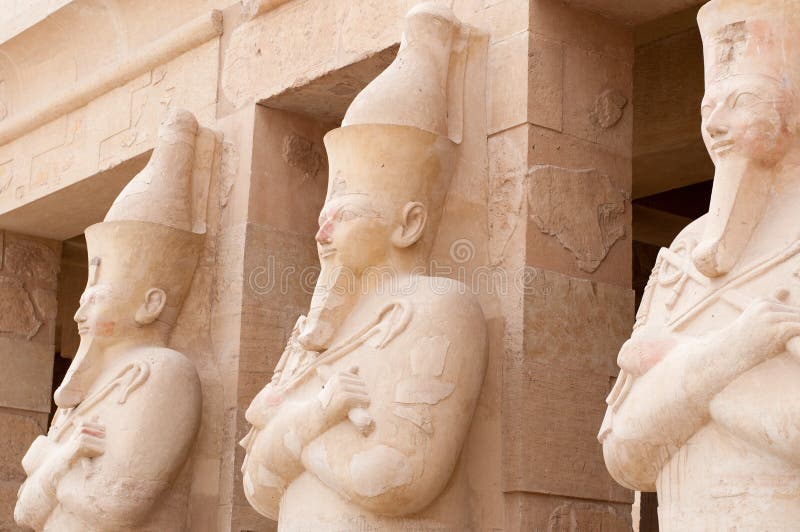 Mortuary Temple of Queen Hatshepsut royalty free stock photos