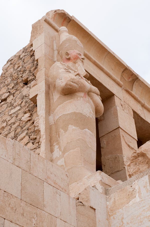 Mortuary Temple of Queen Hatshepsut stock photography