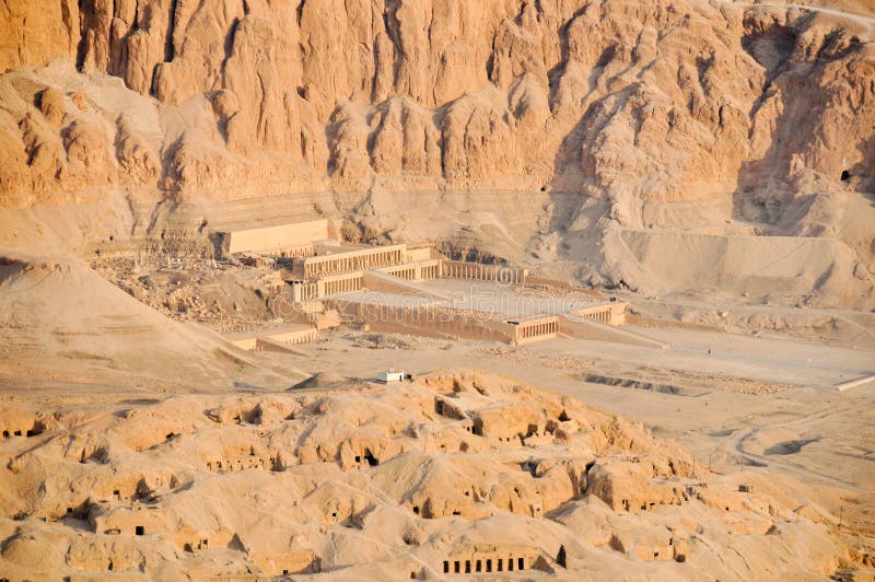 Mortuary Temple of Queen Hatshepsut stock photos