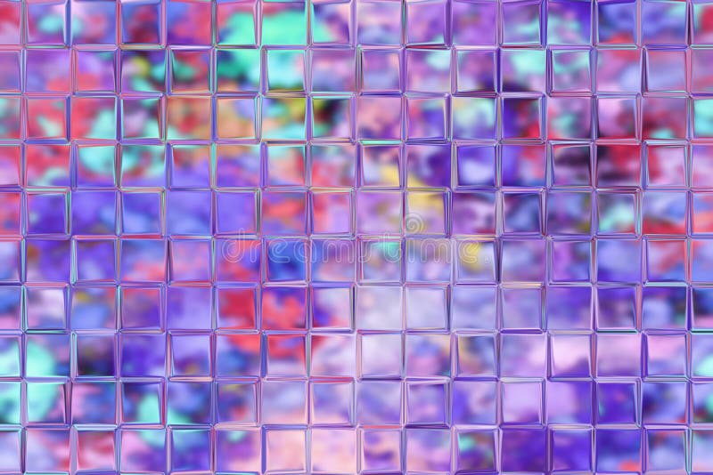 Mosaic background with glass/metallic effect