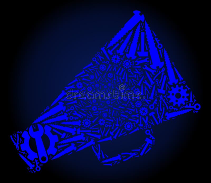 Megaphone Collage Stock Illustrations 597 Megaphone Collage Stock